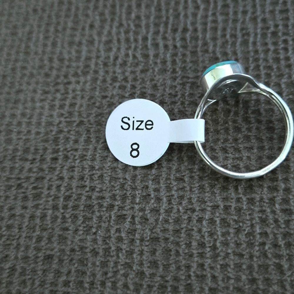 Sterling Silver🤍 Mexican🇲🇽 Turquoise Ring - NWT - Picture 7 of 16